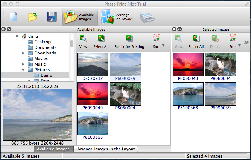 Photo Print Pilot for Mac screenshot