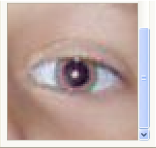 How to remove eye border in Red Eye Pilot