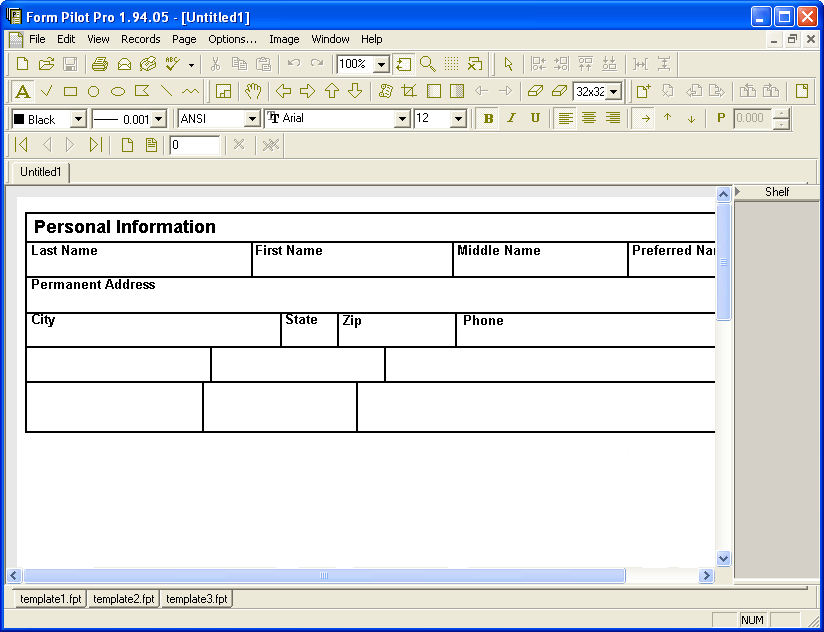 Form Pilot Pro - Software for filling in paper forms