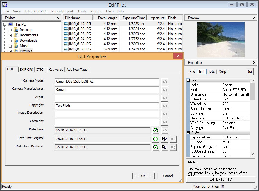 exif software free download