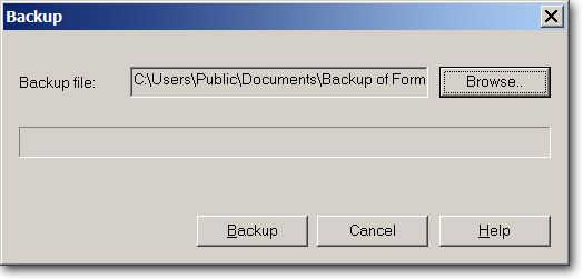 Select a folder to save backup
