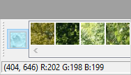 Exact RGB value in Color Pilot
