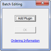 Adding Batch Editing Plug-in