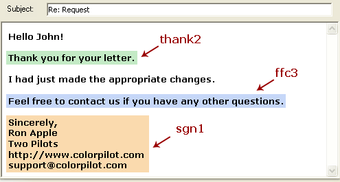 Acronyms can be easily typed with help of Type Pilot
