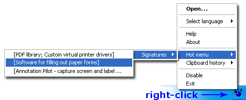Add signature into email using Type Pilot